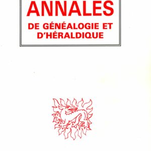 Annales de Généalogie et d'Héraldique N° 4 - Version numérique