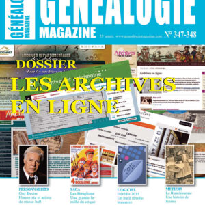 Généalogie Magazine N° 347-348