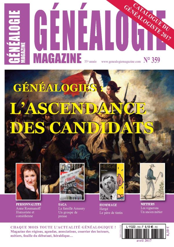 Généalogie Magazine n° 359