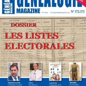 Généalogie Magazine n° 372-373