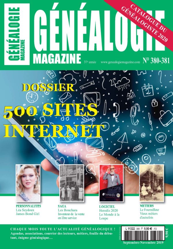 Généalogie Magazine n° 380-381
