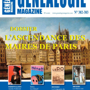 Généalogie Magazine n° 382-383