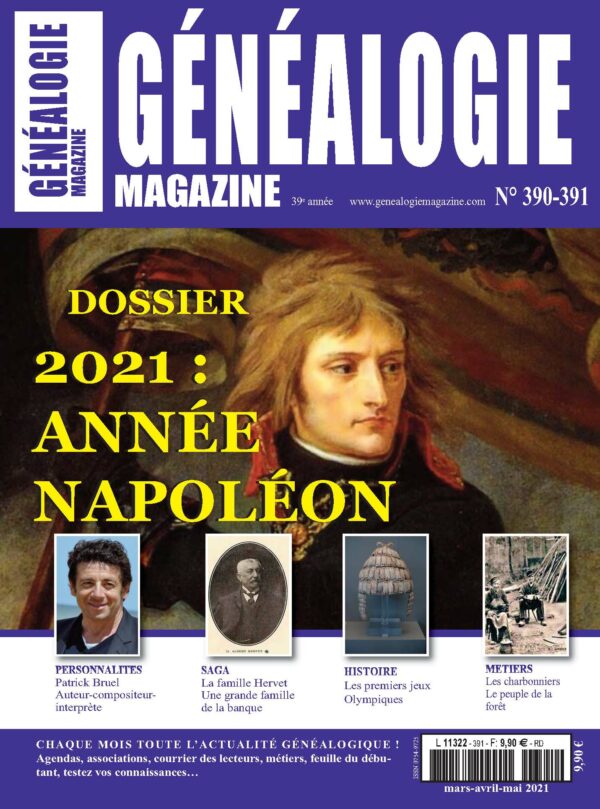 Généalogie Magazine n° 390-391 – Version papier