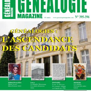 Généalogie Magazine N° 395-396