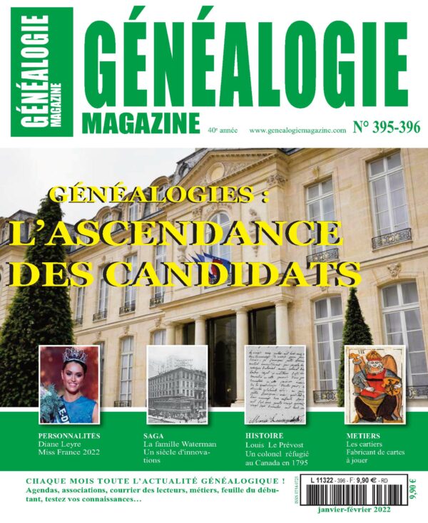 Généalogie Magazine N° 395-396 – Version papier