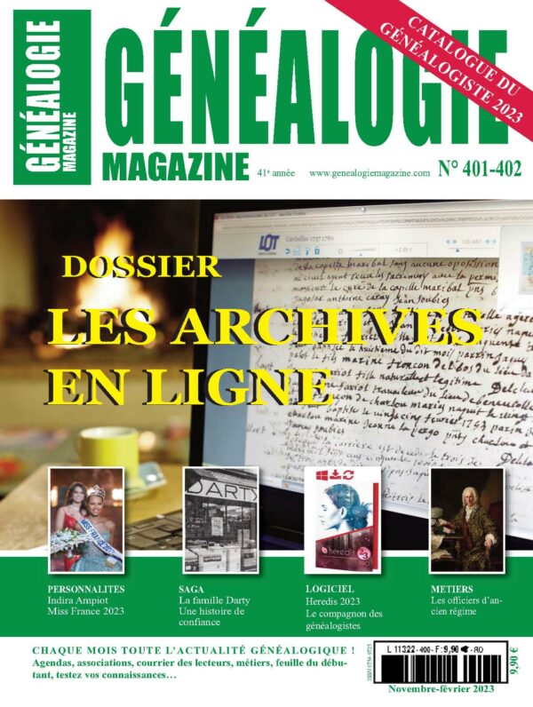 Généalogie Magazine N° 401-402 - Version papier
