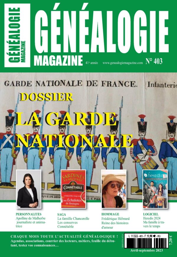 Généalogie Magazine N° 403 - Version papier