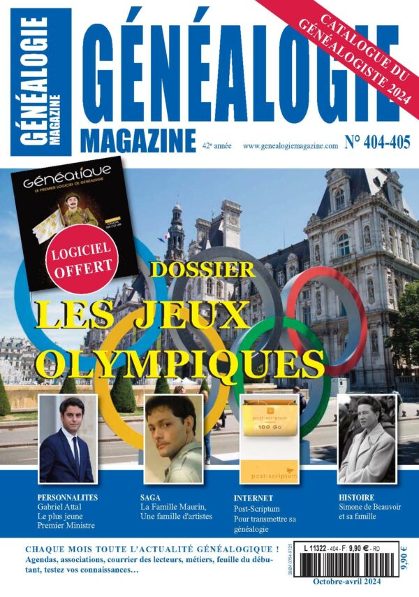 Généalogie Magazine N° 404-405-Version papier