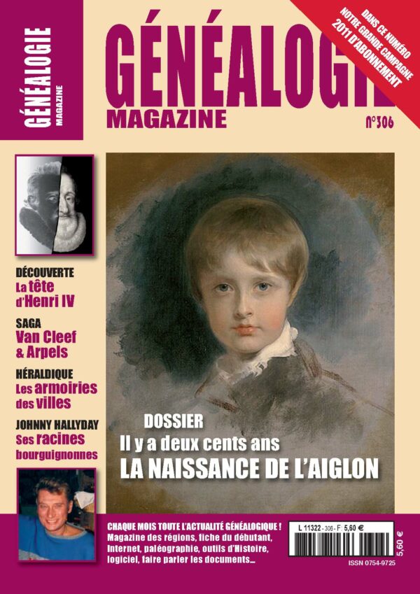 Généalogie Magazine N° 306