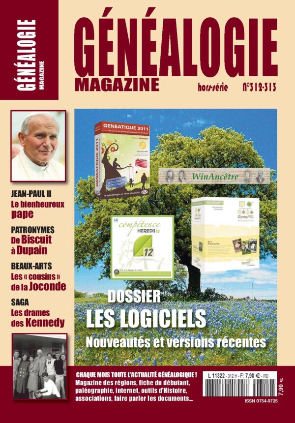 Généalogie Magazine n° 312-313