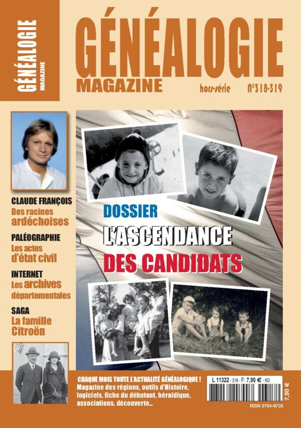 Généalogie Magazine N° 318-319