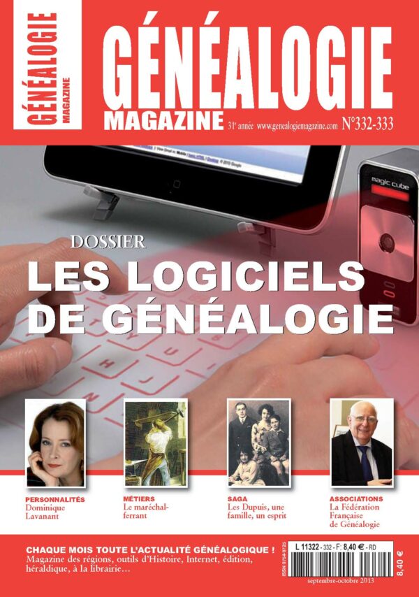 Généalogie Magazine N° 332-333