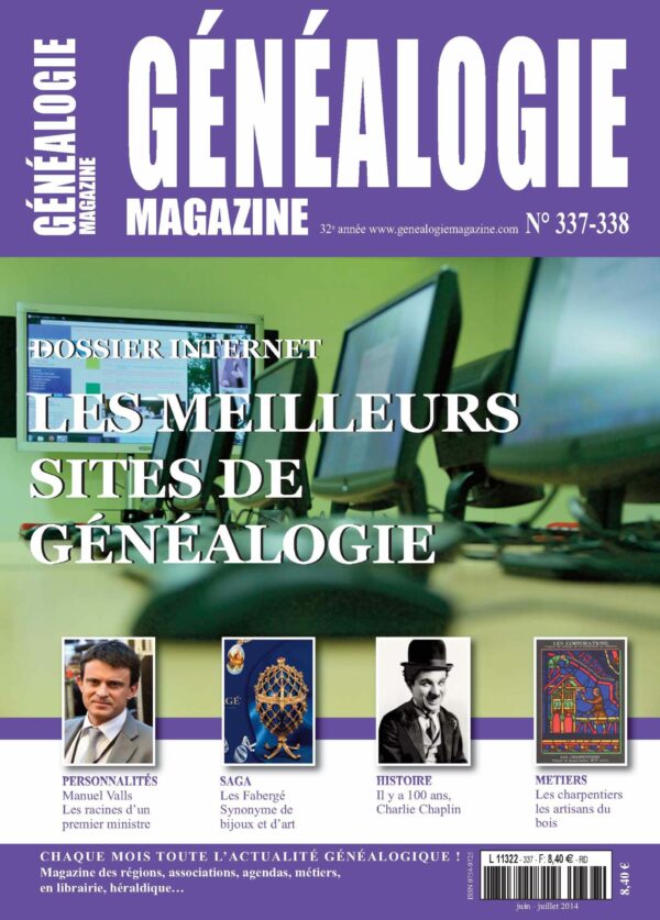 Généalogie Magazine N° 337-338