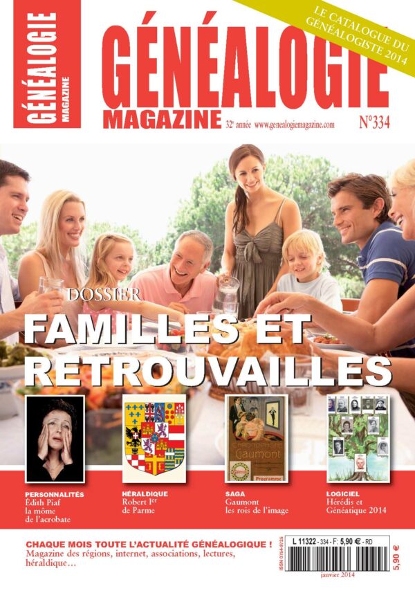 Généalogie Magazine N° 334