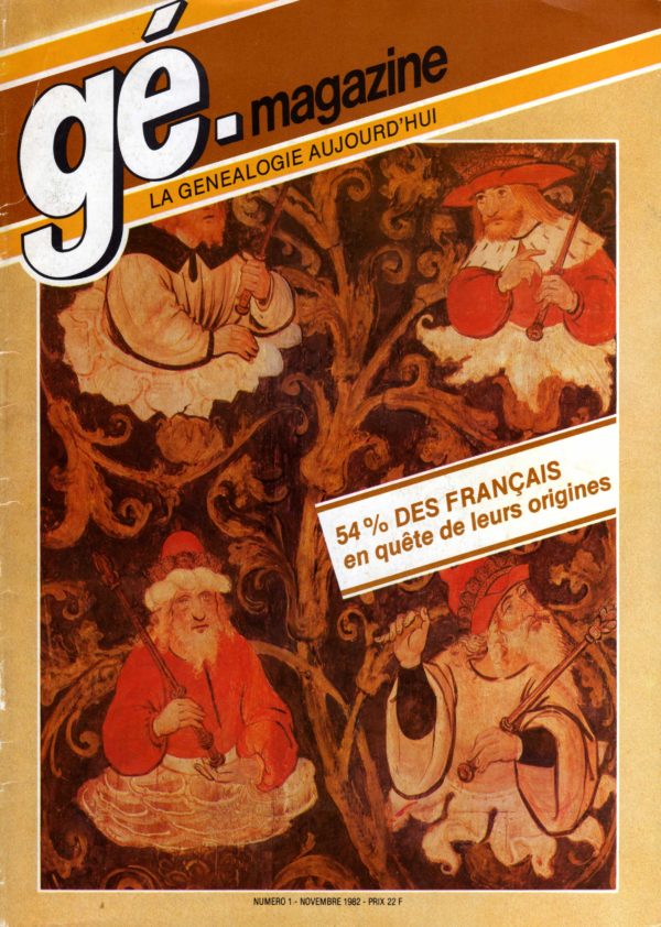 Généalogie Magazine n° 001 - novembre 1982