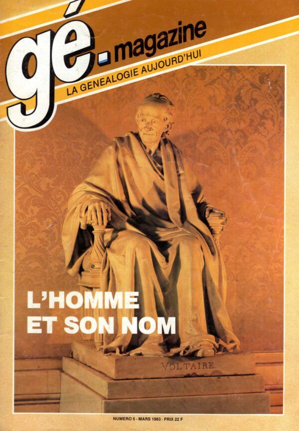 Généalogie Magazine N° 005 - mars 1983
