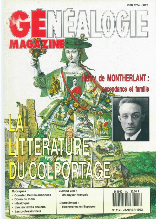 Généalogie Magazine n° 112 - janvier 1993