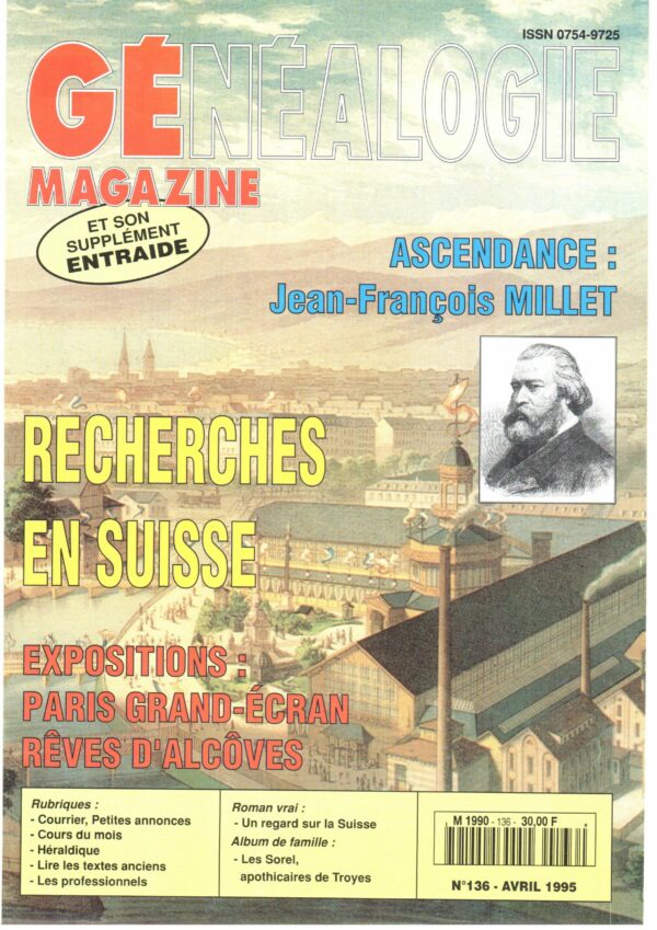 Généalogie Magazine n° 136 – avril 1995