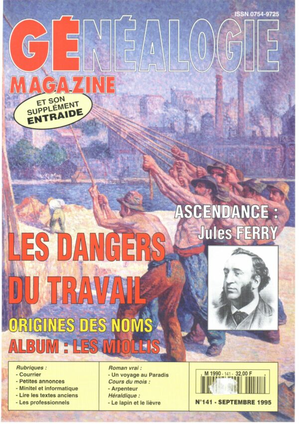Généalogie Magazine n° 141 – septembre 1995