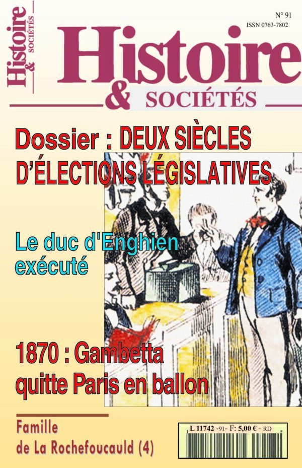 Histoire & Sociétés N° 091 – Version numérique