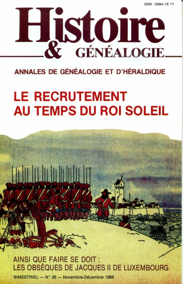 Histoire & Généalogie N° 26 - Version numérique