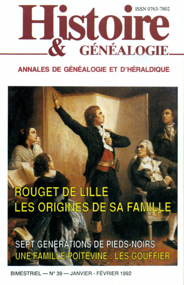 Histoire & Généalogie N° 39  - Version numérique