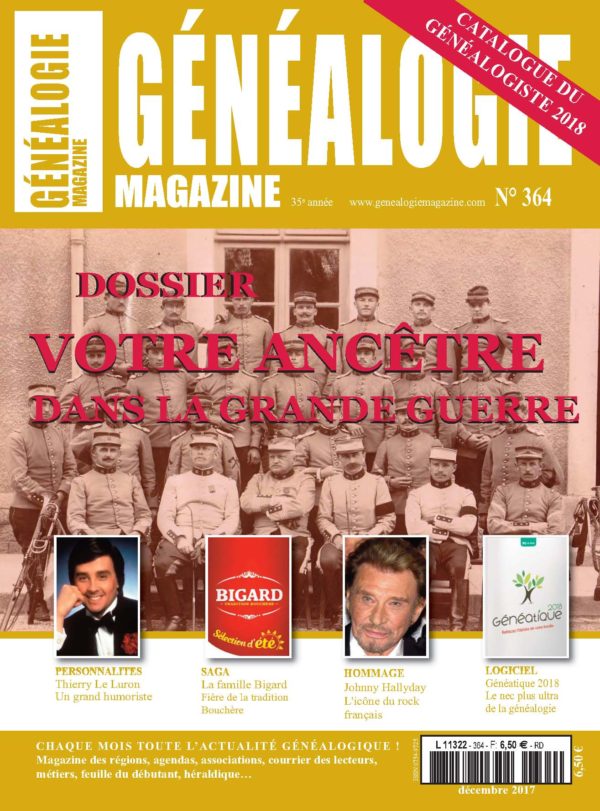 Généalogie Magazine n° 364