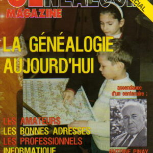 Généalogie Magazine n° 100 – décembre 1991