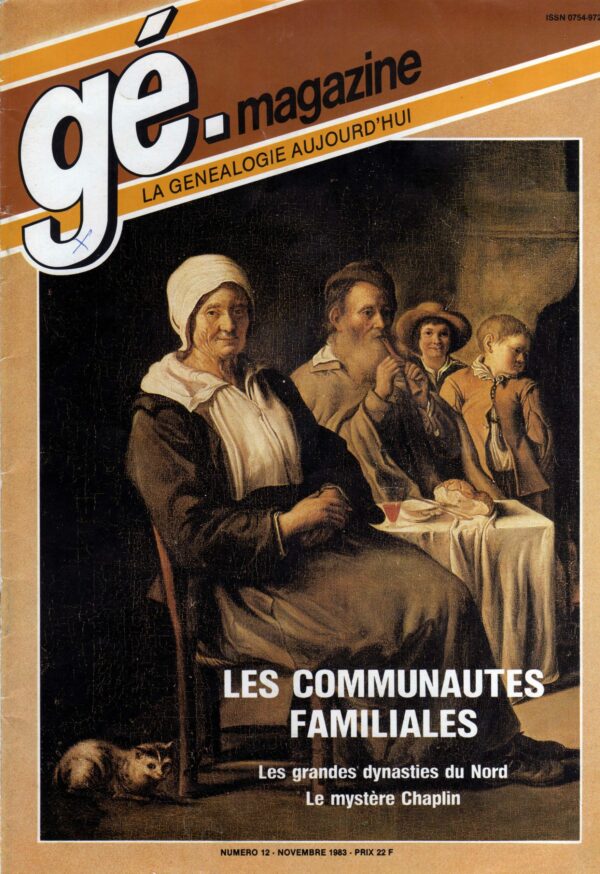 Généalogie Magazine N° 012 - novembre 1983