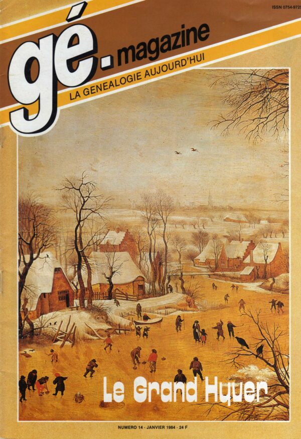 Généalogie Magazine N° 014 - janvier 1984