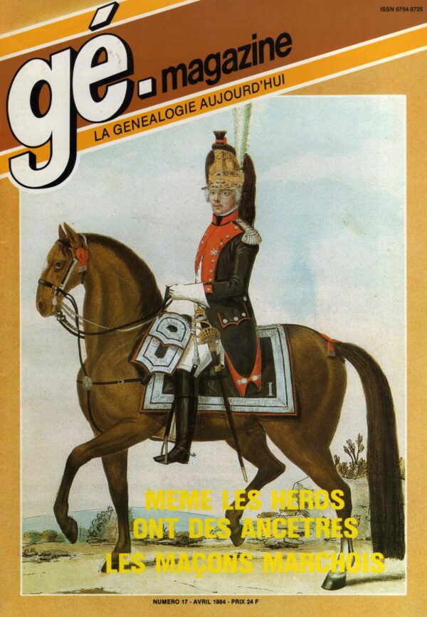 Généalogie Magazine N° 017 - avril 1984
