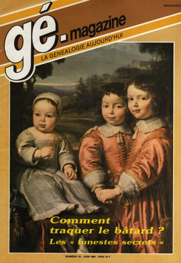 Généalogie Magazine N° 019 - juin 1984
