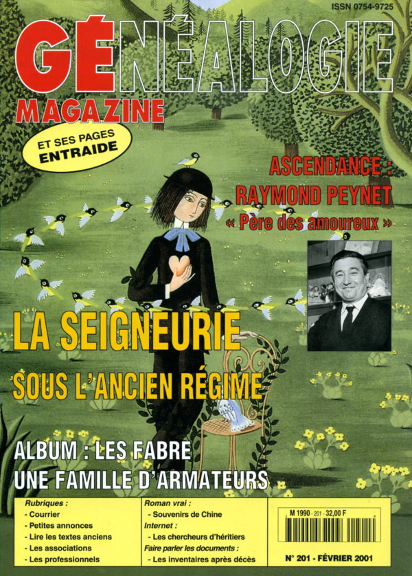 Généalogie Magazine n° 201 - février 2001