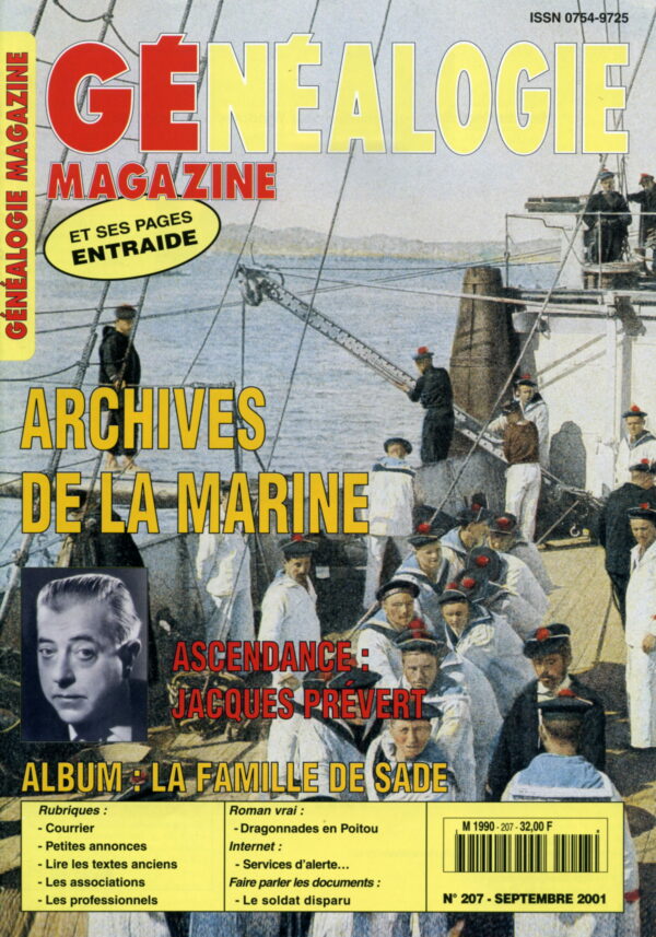 Généalogie Magazine n° 207