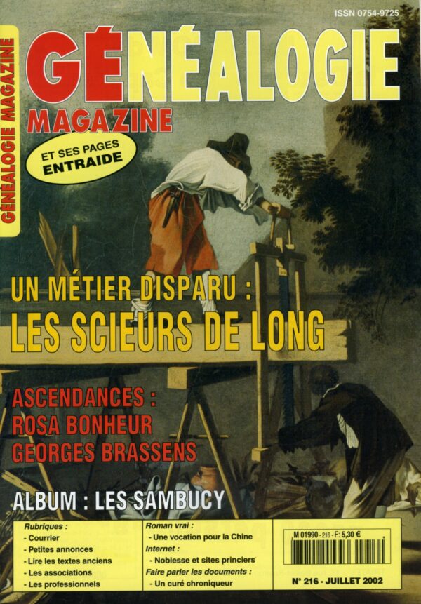 Généalogie Magazine n° 216