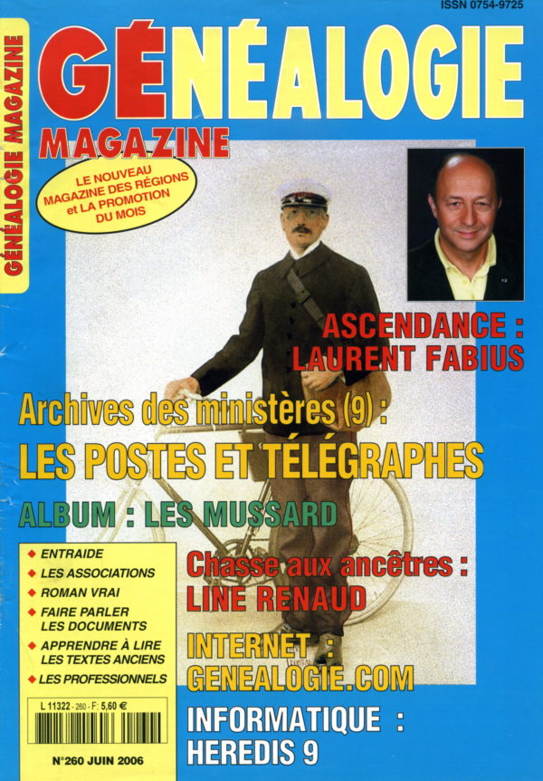 Généalogie Magazine n° 260