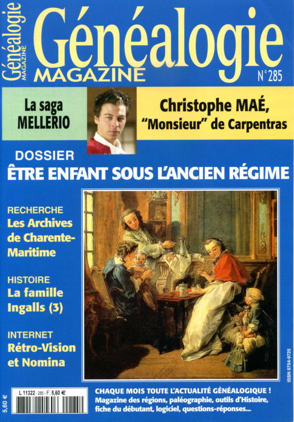 Généalogie Magazine n° 285