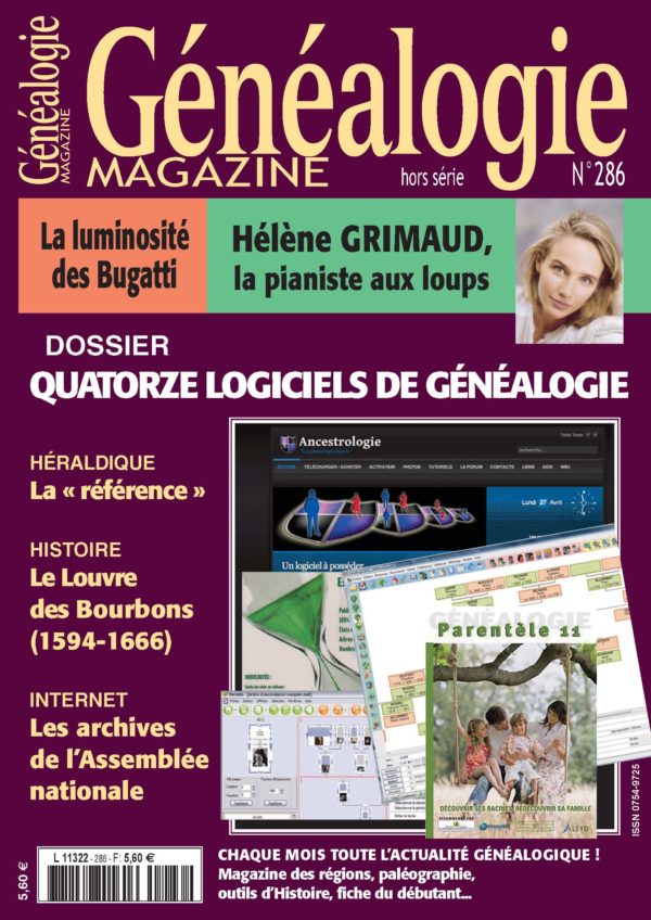 Généalogie Magazine n° 286