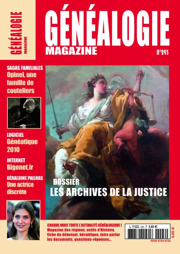 Généalogie Magazine N° 293