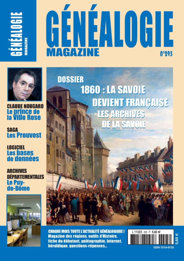 Généalogie Magazine N° 295