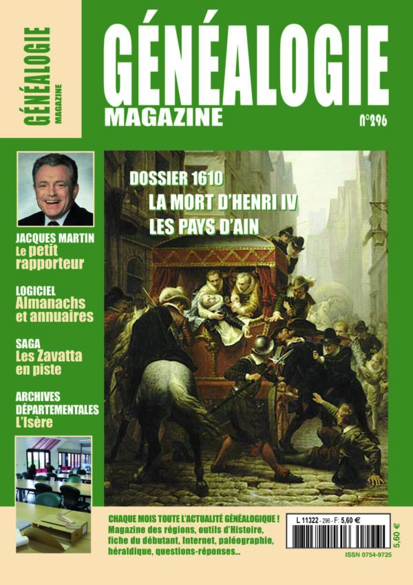 Généalogie Magazine N° 296