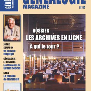 Généalogie Magazine N° 317