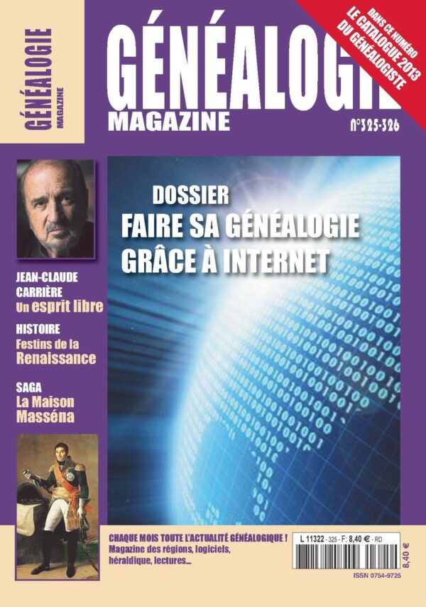 Généalogie Magazine N° 325-326