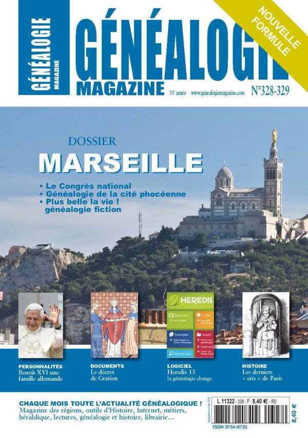 Généalogie Magazine N° 328-329