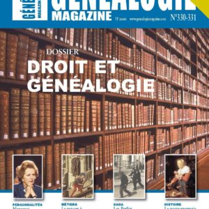 Généalogie Magazine N° 330-331