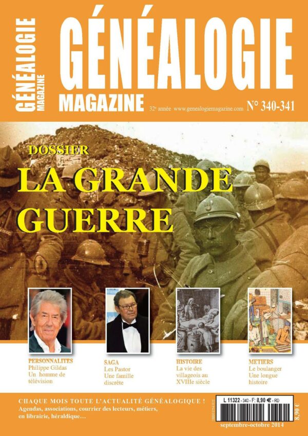 Généalogie Magazine N° 340-341