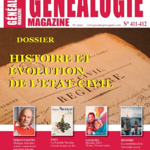 Généalogie Magazine N° 411-412  – Version Numérique