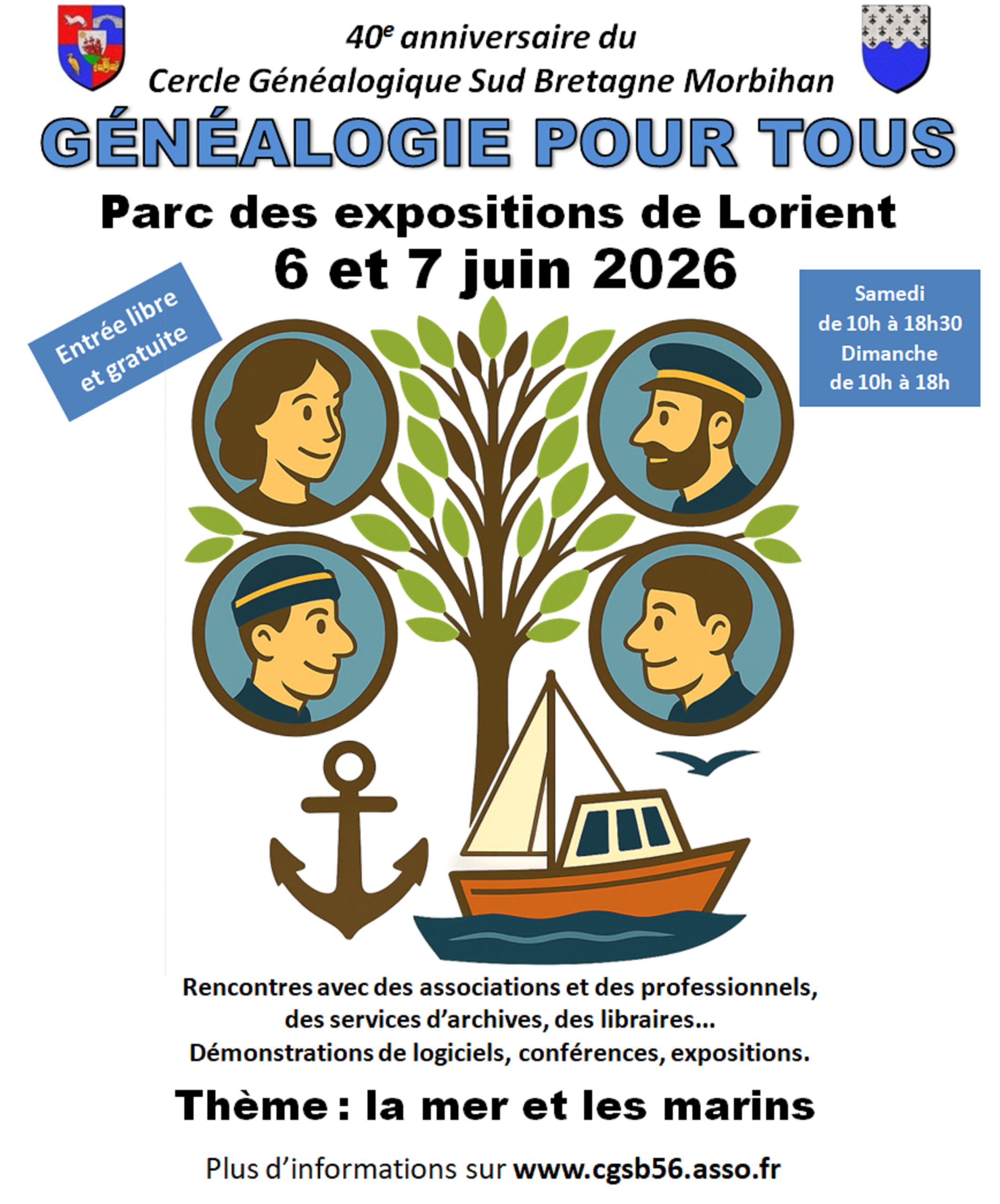 Généalogie pour tous – Lorient (56)