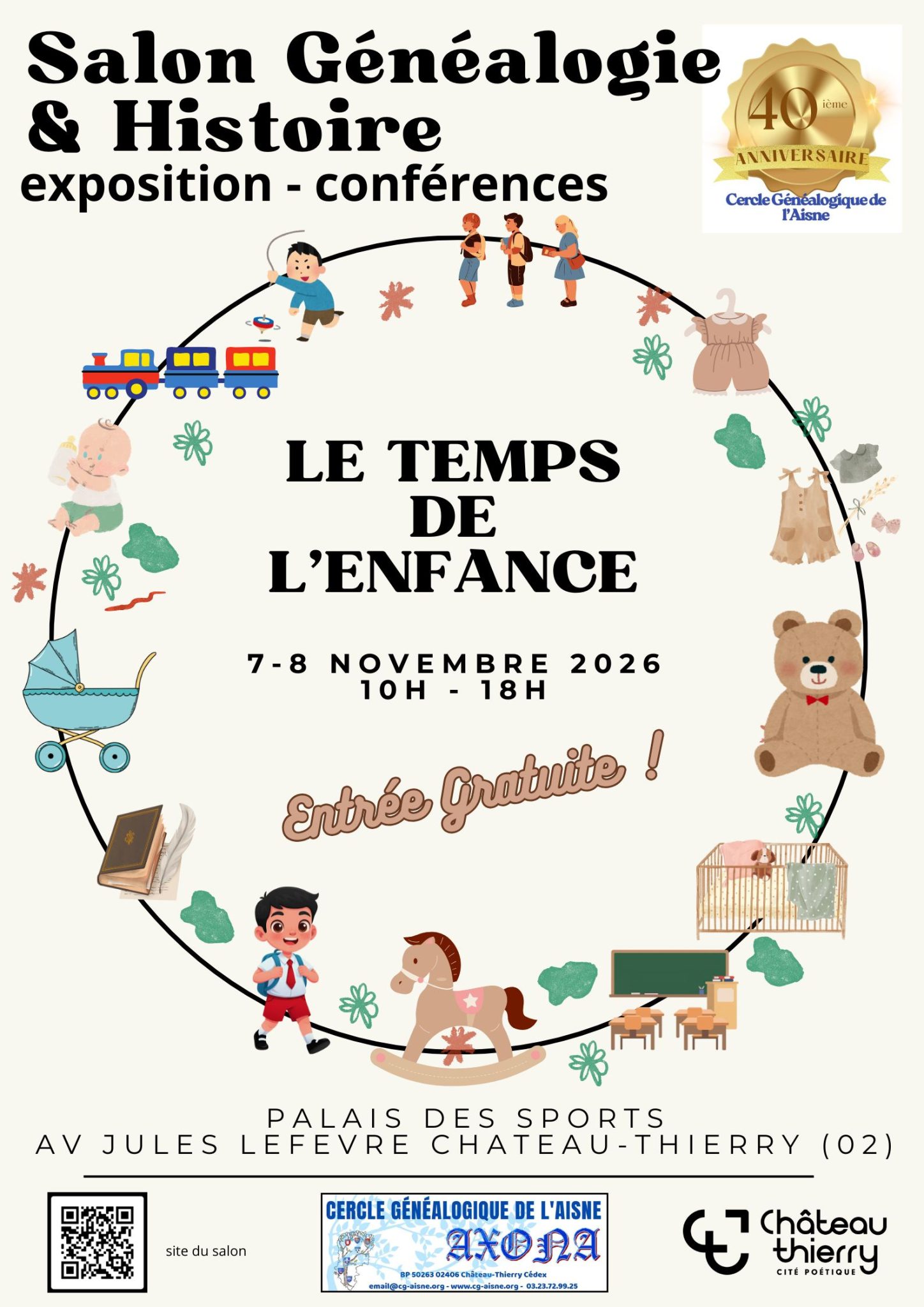 Salon Généalogie et histoire – Chateau-Thierry (02)