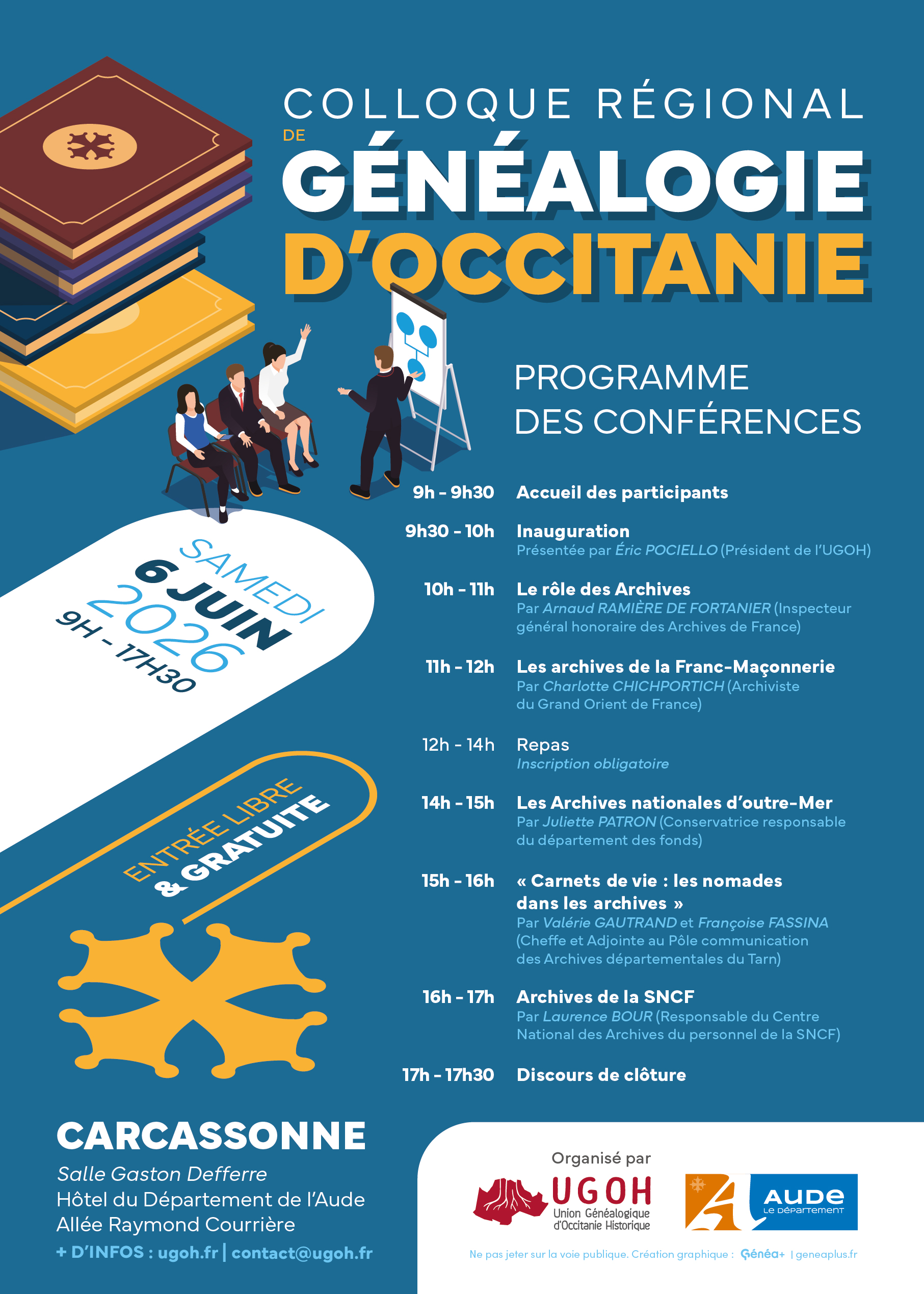 3eme Edition du Colloque Régional de Généalogie – 6 Juin 2026 à Carcassonne (11)